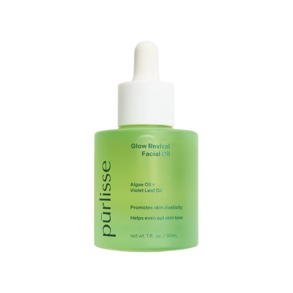 Purlisse Glow Revival Facial Oil Algae Oil Violet Leaf Oil Elasticity Skin Tone